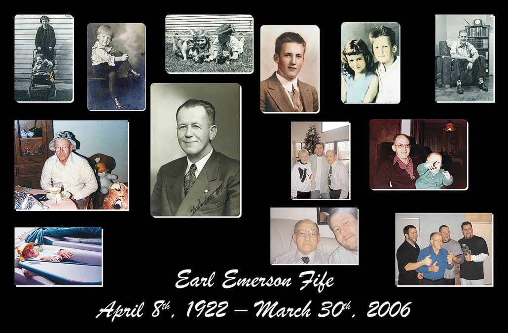 Memorial Board for Pop